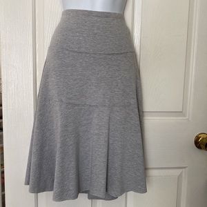 Nally & Millie Rawedge Skirt Cotton Spandex Grey Medium NWT